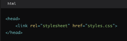 Linking CSS to HTML