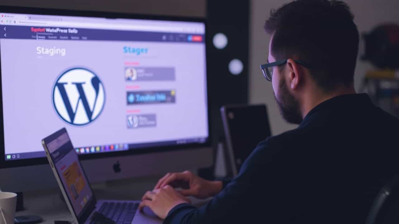 Staging WordPress site