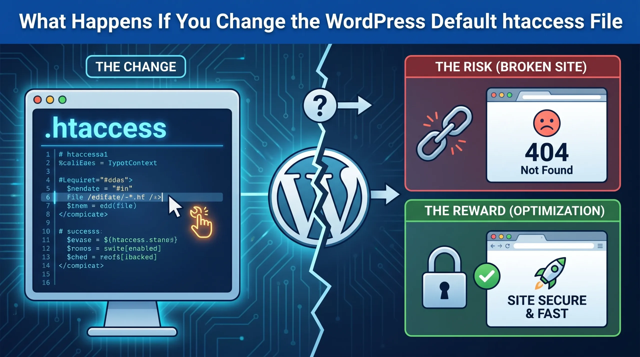 What Happens If You Change the WordPress Default htaccess File