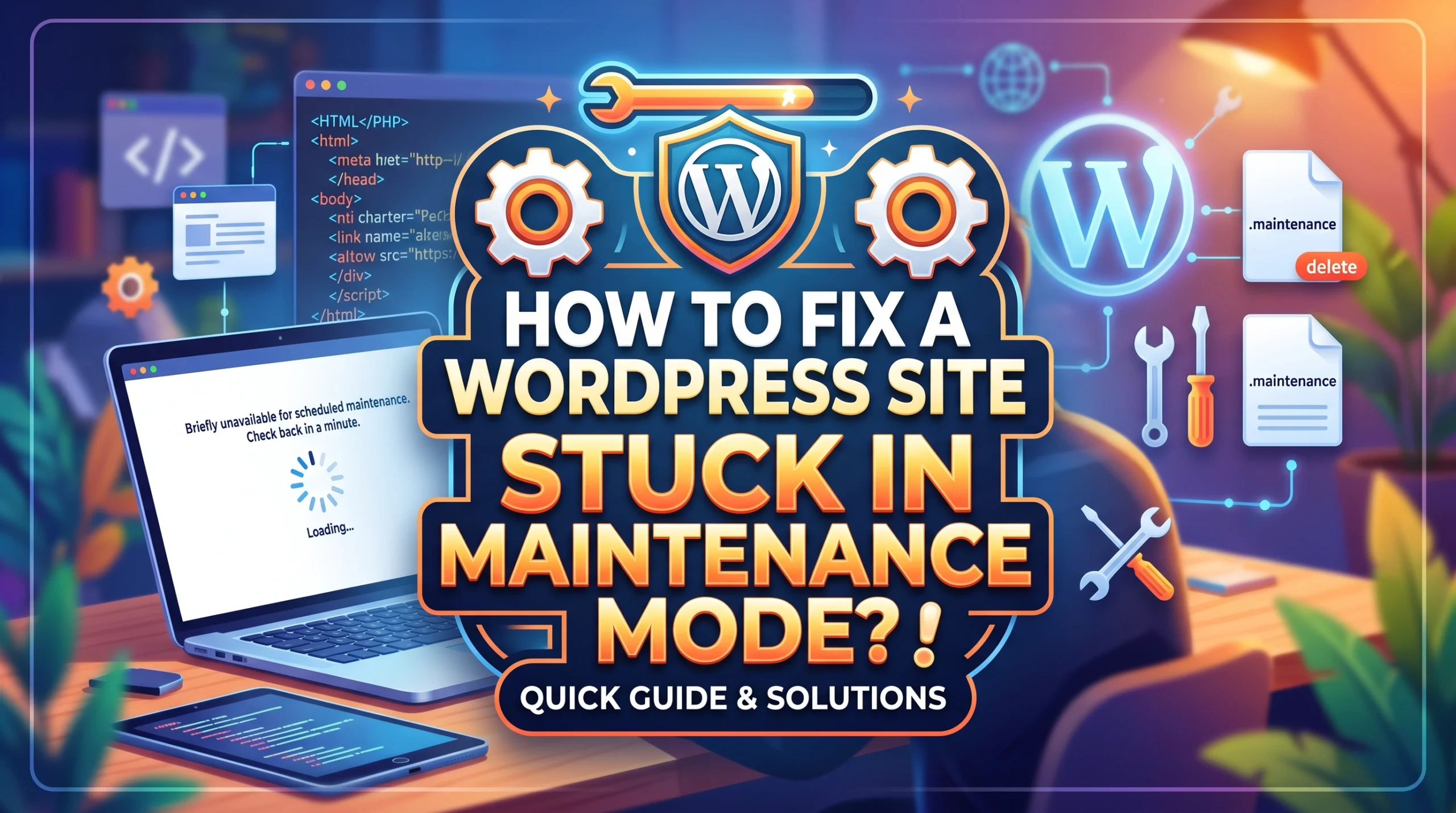 How to Fix a WordPress Site Stuck in Maintenance Mode