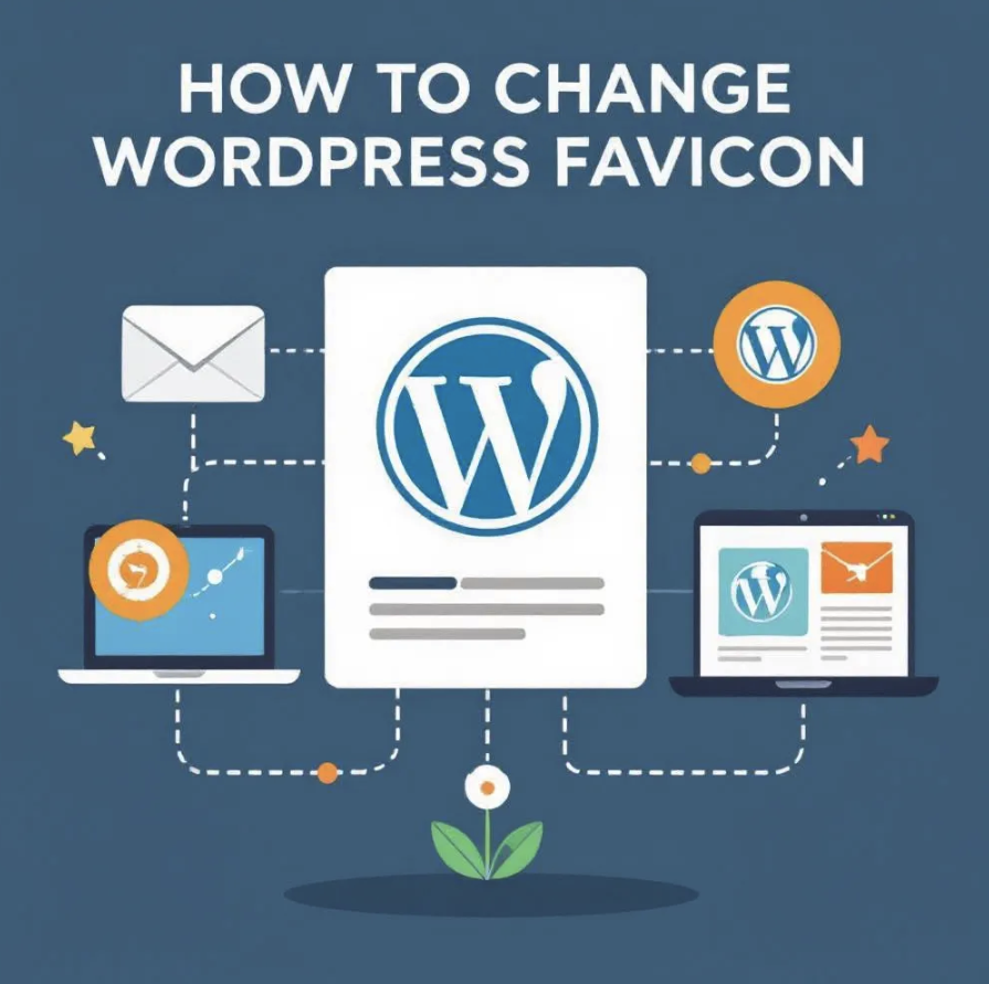 how to change wordpress favicon