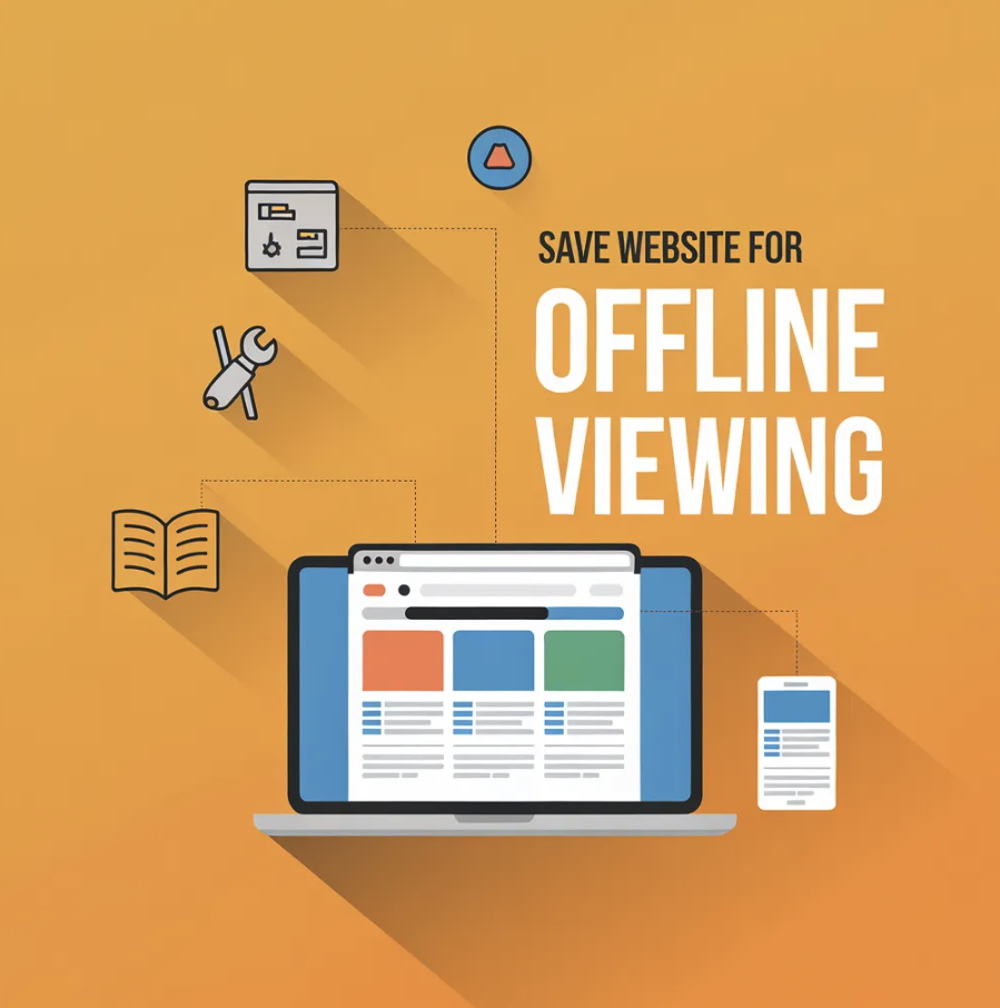 how to save a website for offline viewing