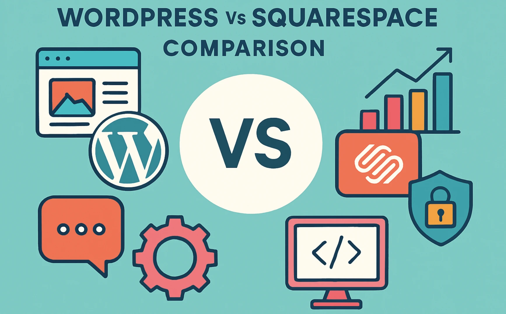 wordpress vs squarespace comparison