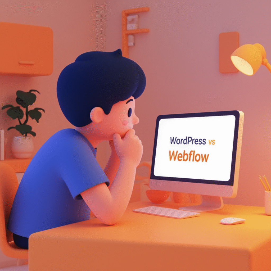 wordpress vs webflow
