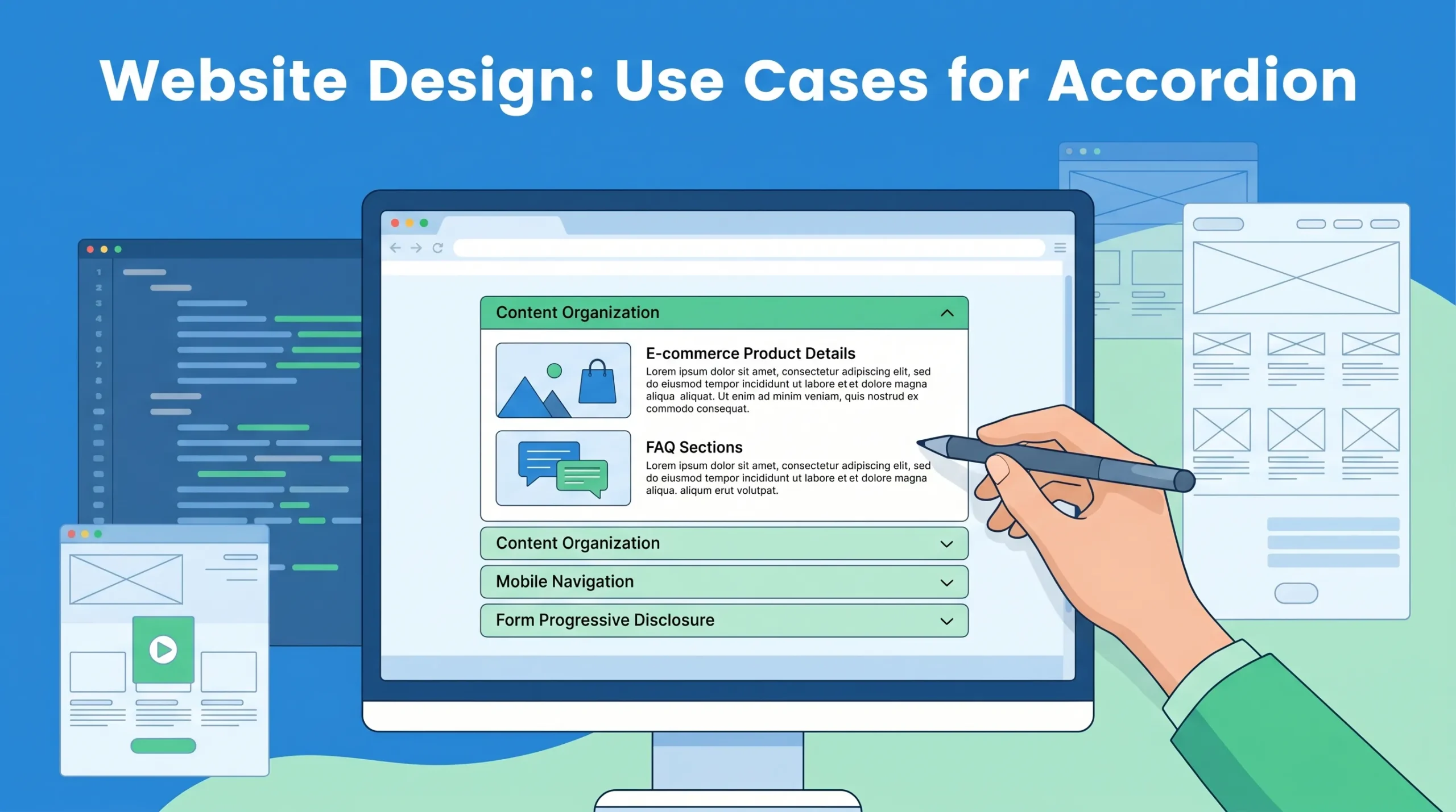 Website Design- Use Cases for Accordion